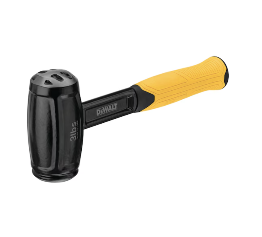 Combo Martillo Mazo De Acero 3lbs Dewalt Dwht51388-7
