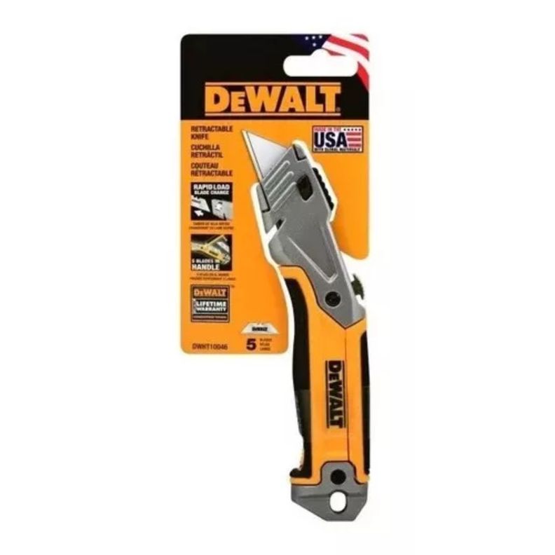 Cuchillo Cartonero Retractil Dewalt DWHT10046-3