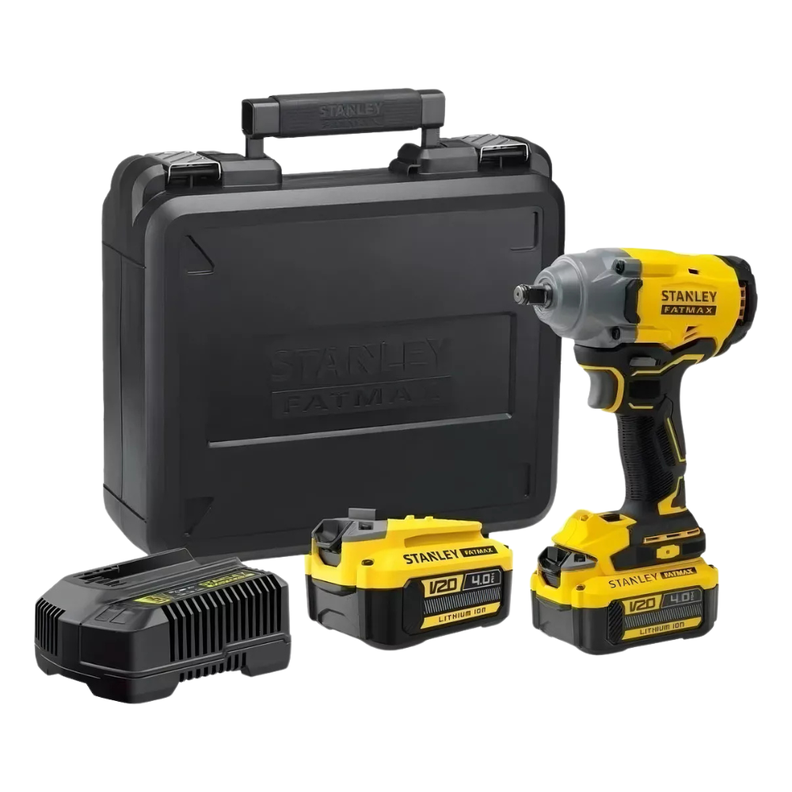 Kit Llave De Impacto 1/2 (13mm) 20v + 2 Baterías Stanley-6