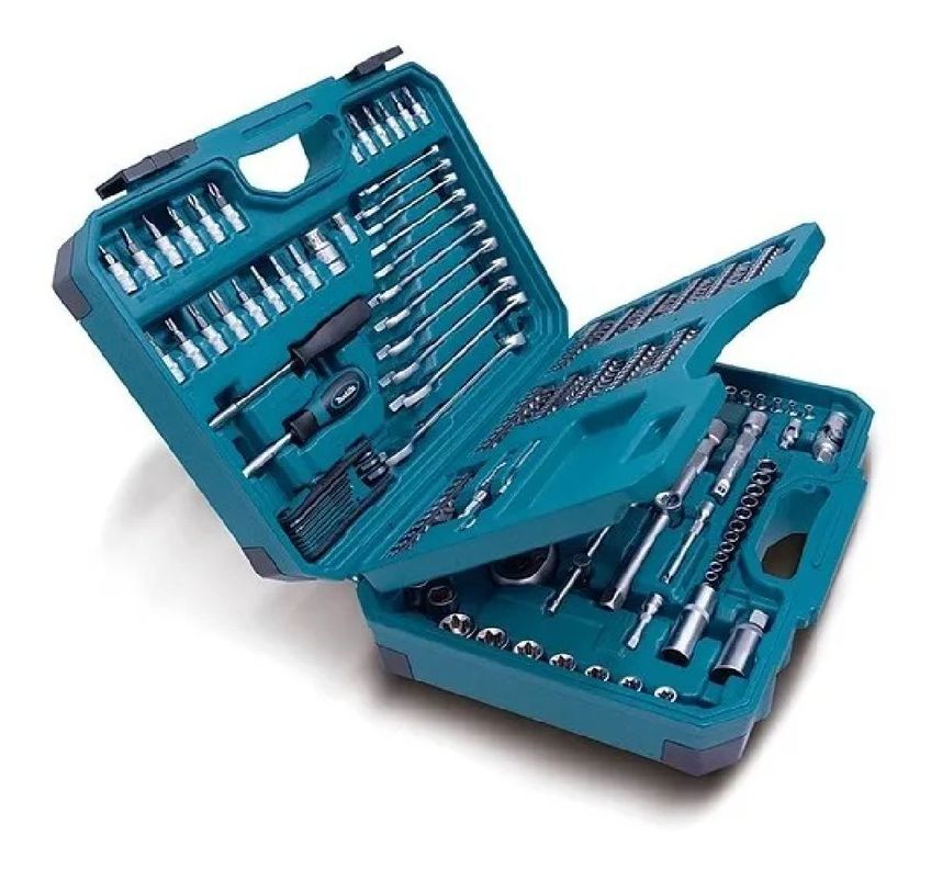 Set De Llaves, Puntas Y Vasos Makita E-10883 221pcs-1