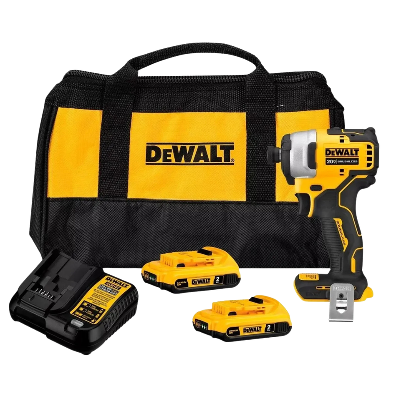 Atornillador De Impacto Atomic 20v + 2bat Dewalt Dcf809d2-b2