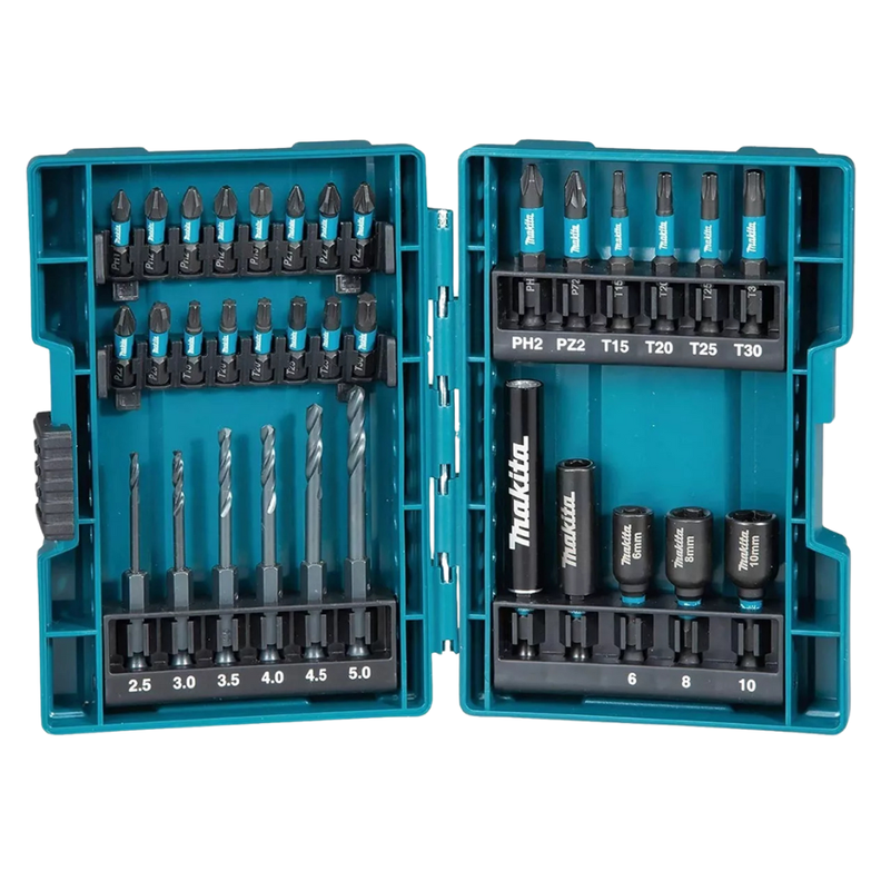Set De Puntas Y Brocas Impact Black 33 piezas Makita B-66896-0