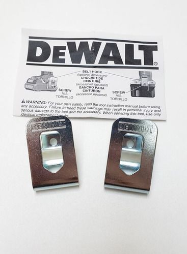 Kit 2 Ganchos Para Taladros Dewalt Original-2