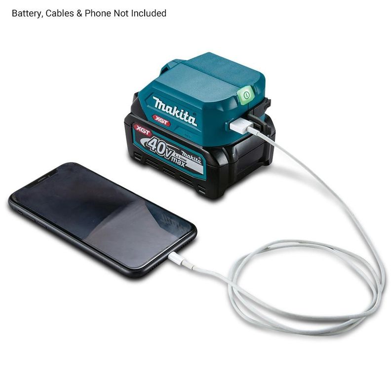 Adaptador de Batería 40V Max 2 Puertos USB Makita ADP001G-5