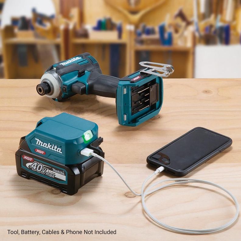 Adaptador de Batería 40V Max 2 Puertos USB Makita ADP001G-6