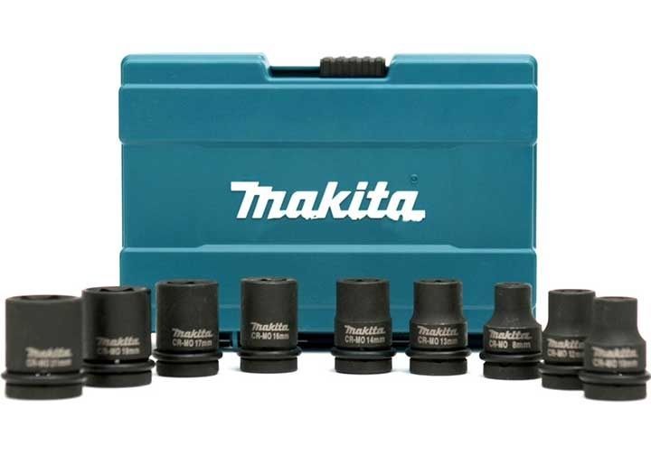 Juego De Dados De Impacto 1/2  9 Piezas Makita B-66232-0