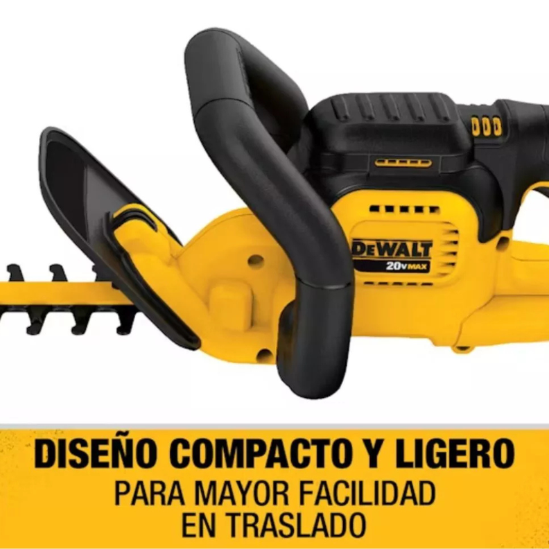 Cortasetos Inalámbrico 20V MAX* 5.0 Ah 22" DEWALT DCHT820P1-4