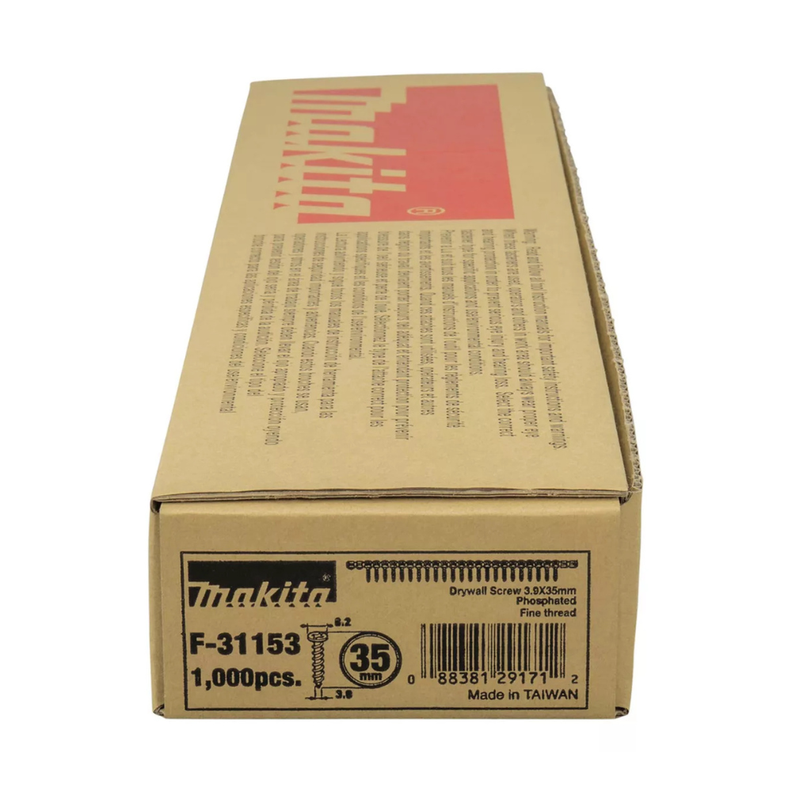 Tiras Tornillos 3.9x35mm Ph2 (1000 Unidades) Makita F-31153-6