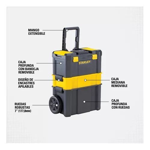 Caja De Herramientas  Con Ruedas Stanley Stst18631-3
