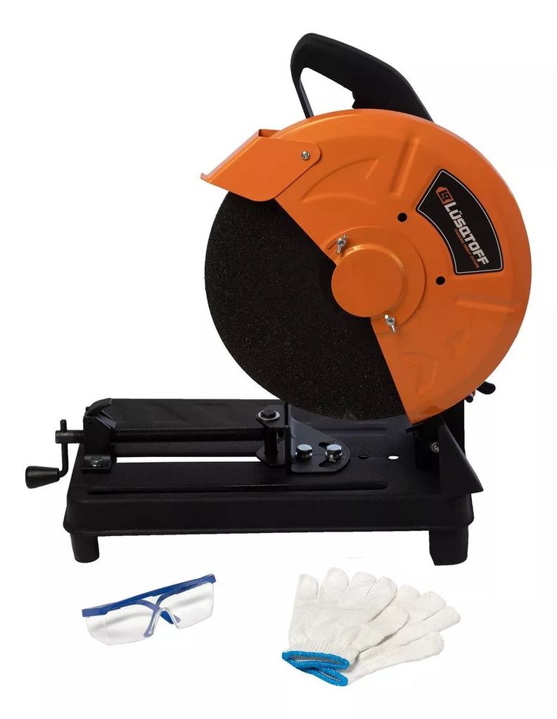 Tronzadora Cortadora Lusqtoff 14 PuLG + Kit Inicial Naranja-2