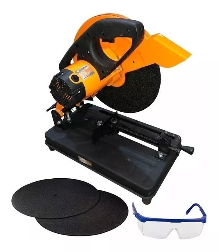 Tronzadora Cortadora Lusqtoff 14 PuLG + Kit Inicial Naranja-3