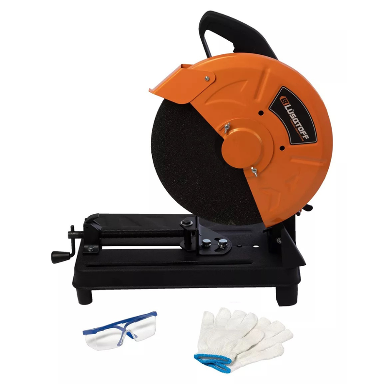 Tronzadora Cortadora Lusqtoff 14 PuLG + Kit Inicial Naranja-7