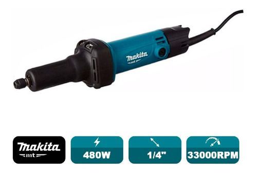 Rectificadora De Matrices Makita Mt De 1/4'' 6mm 480w M9100b-1