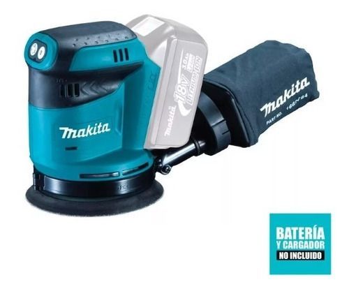 Lijadora Rotorbital 125mm 5' 18v Makita DBO180Z Sin Baterias-9