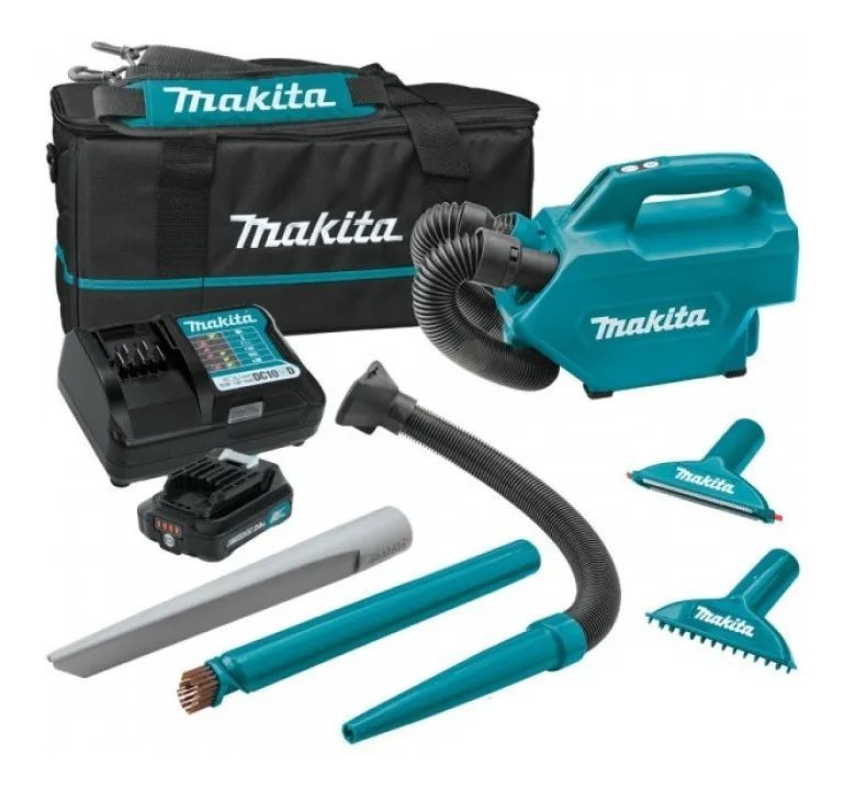 Aspiradora Inalámbrica Portátil 12v Makita Cl121dwa + Acc-0