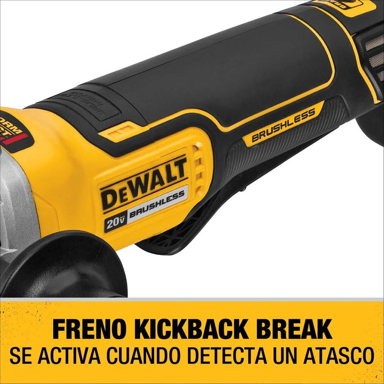 Esmeril De Cabeza Plana 5 20v Sin Batería Dewalt Dcg413fb-5