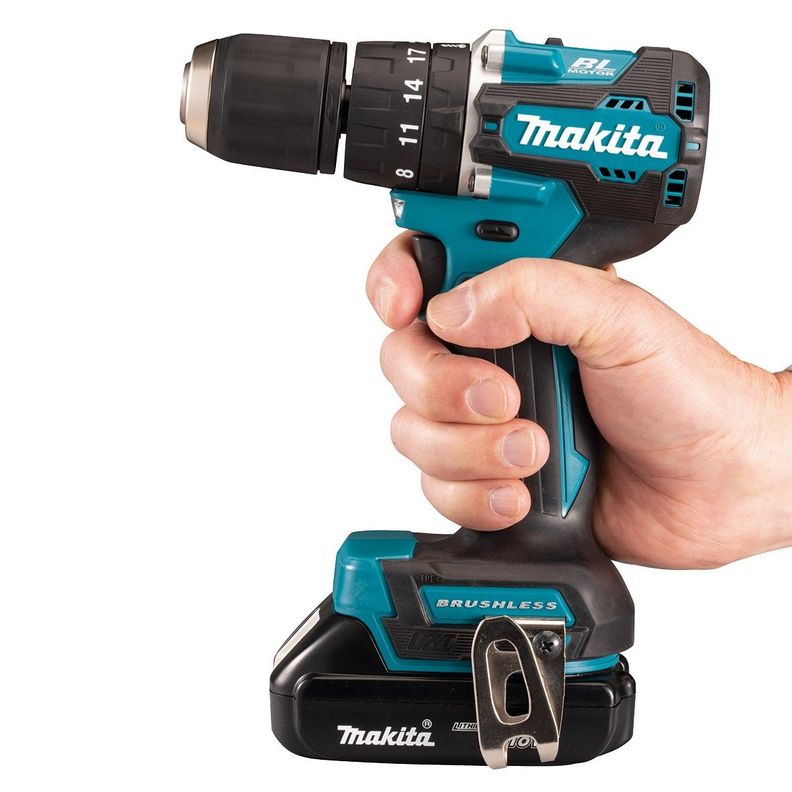 Taladro Percutor Inalámbrico 18v Makita Dhp487z + 1 Bateria-2