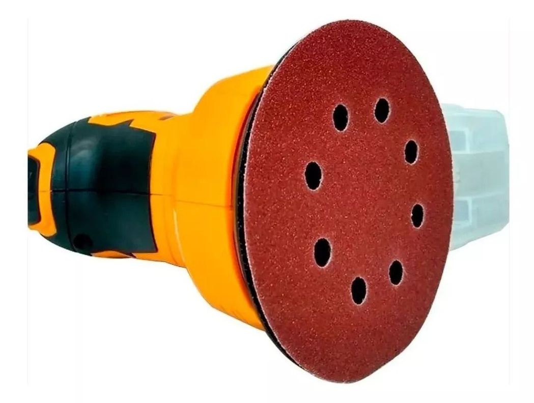 Lijadora roto orbital Lüsqtoff LRL300-8  + Lija Naranja-4