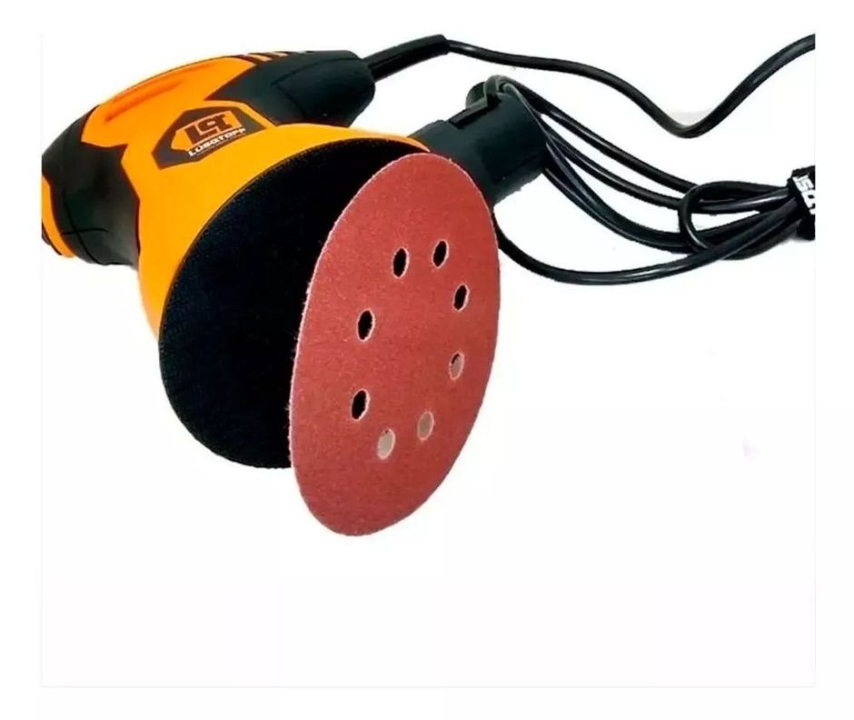 Lijadora roto orbital Lüsqtoff LRL300-8  + Lija Naranja-5