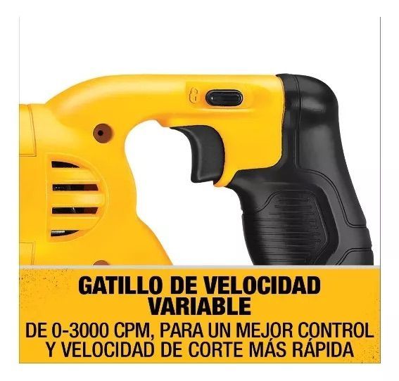 Sierra Sable Inalámbrica  Velocidad Variable Dewalt Dcs380B-3