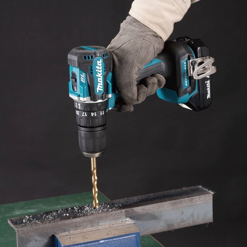 Taladro Percutor 18v Brushless Makita Dhp487SY1J/ 1 Bateria-5