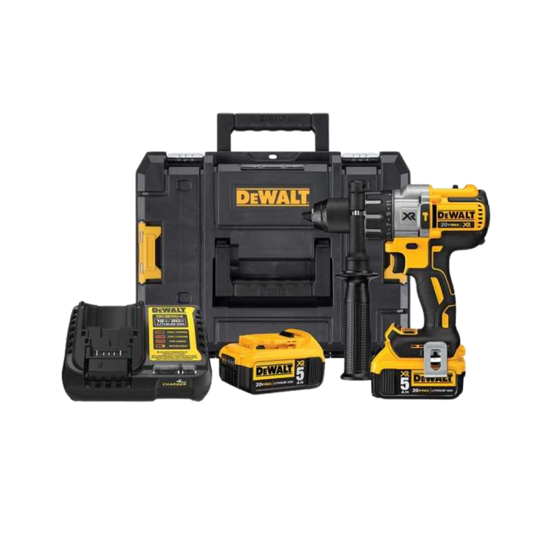 Kit Taladro Percutor 1/2'' 20v Xr  Dewalt DCD996P2T-B2-4