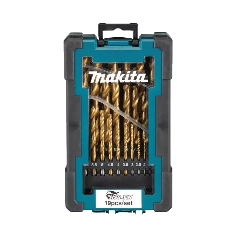 Set 19 Pcs Brocas Para Metal Hss M-force Makita D-67583-3