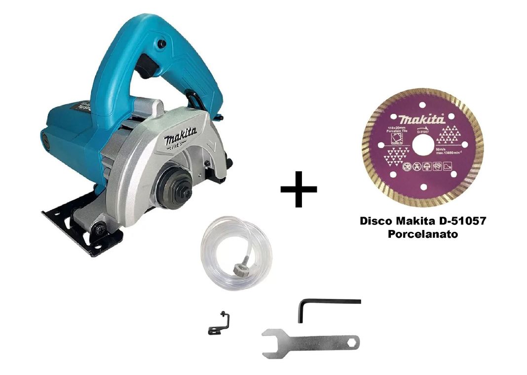 Sierra Mármol Húmedo Seco 110mm Makita M0400BC + Disco-1