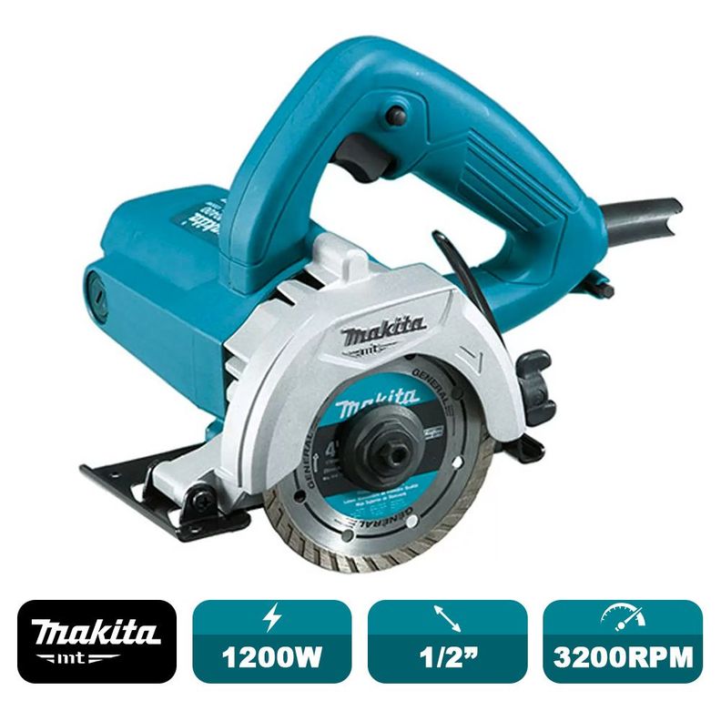 Sierra Mármol Húmedo Seco 110mm Makita M0400BC + Disco-8