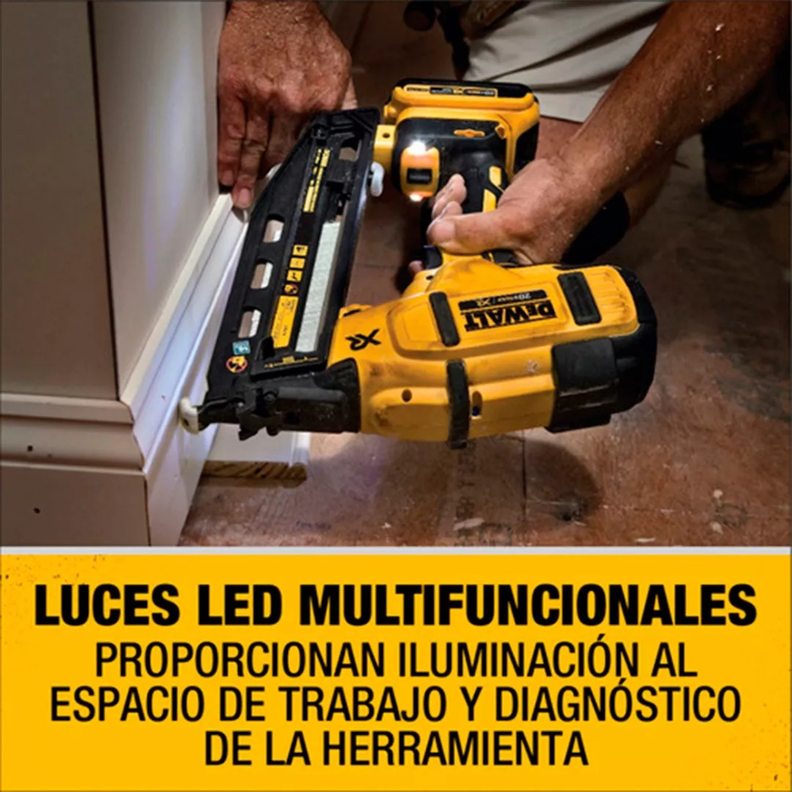 Clavadora De Acabado Angular 20v Sin Batería Dewalt Dcn660b-4