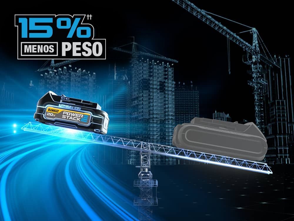 Batería Compacta 5ah 20v Powerstack Dewalt Dcbp520-b3-7