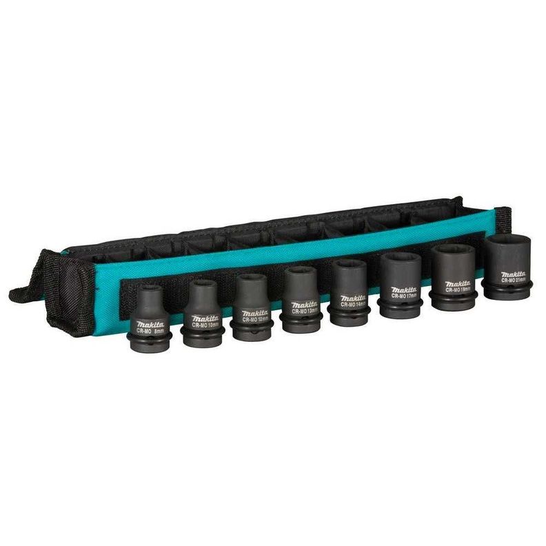 Juego de Dados de Impacto Makita 1/2" 8 Piezas E-02989-0