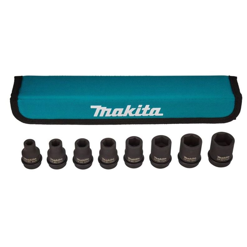 Juego de Dados de Impacto Makita 1/2" 8 Piezas E-02989-1