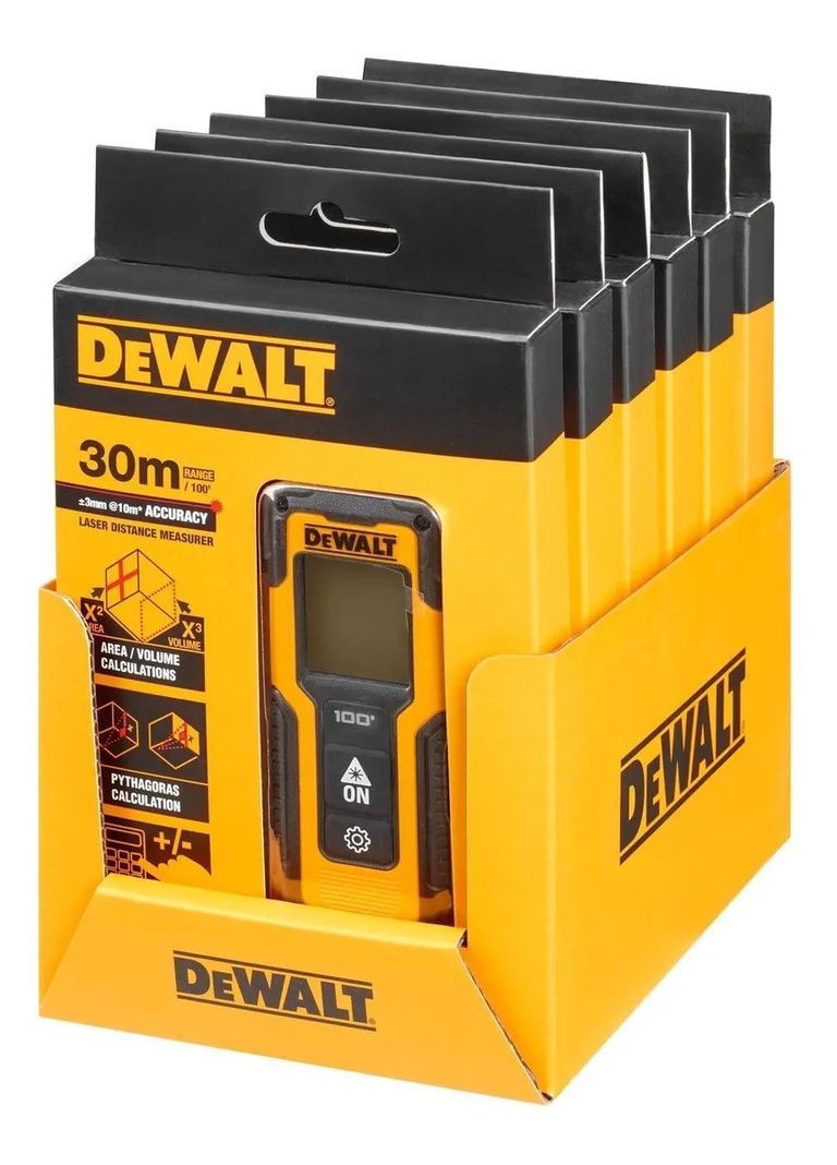 Medidor De Distancia Láser 30m Dewalt Dwht77100-cn-2