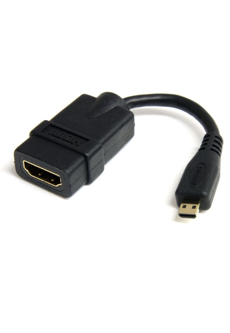 Cable 12cm Adaptador HDMI de alta velocidad HDMI a Micro-0