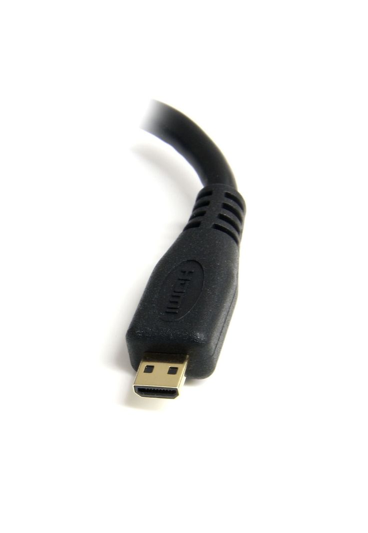 Cable 12cm Adaptador HDMI de alta velocidad HDMI a Micro-2