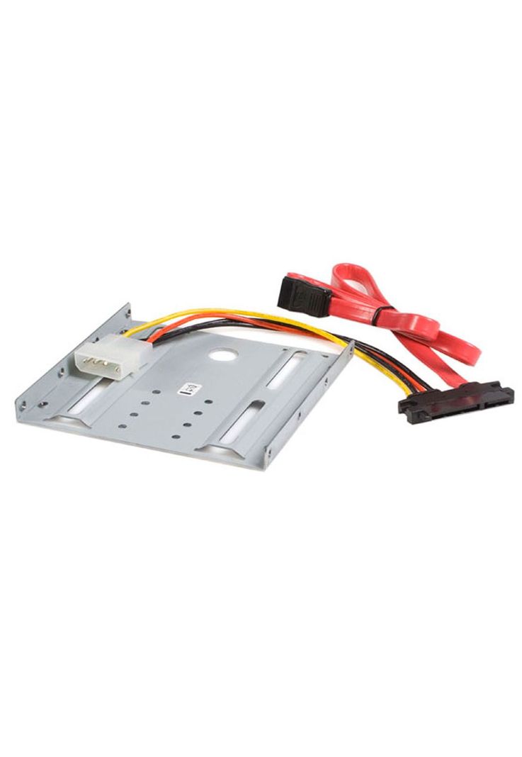 Bandeja de Montaje Unidad de Disco Duro SATA de 2,5" a 3,5" Plata