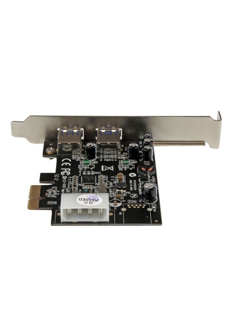 Tarjeta PCI Express 2 Puertos USB 3.0 con Molex y UASP-3