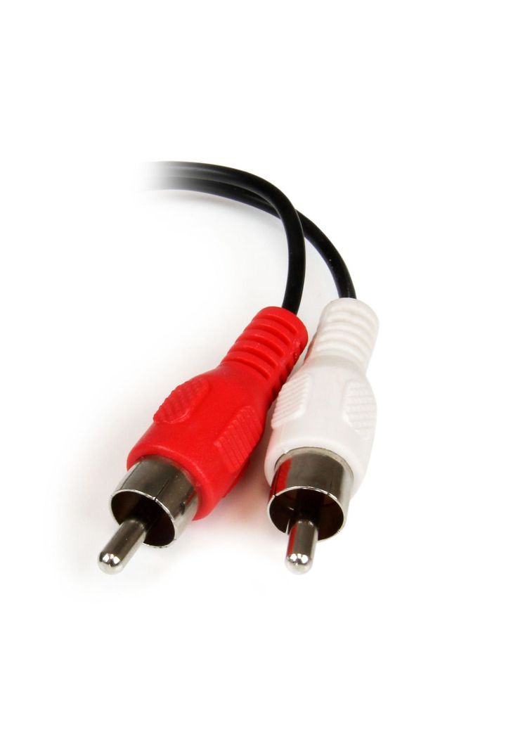 Cable Adaptador 15cm de Audio Jack 3,5mm Hembra a RCA Macho-2