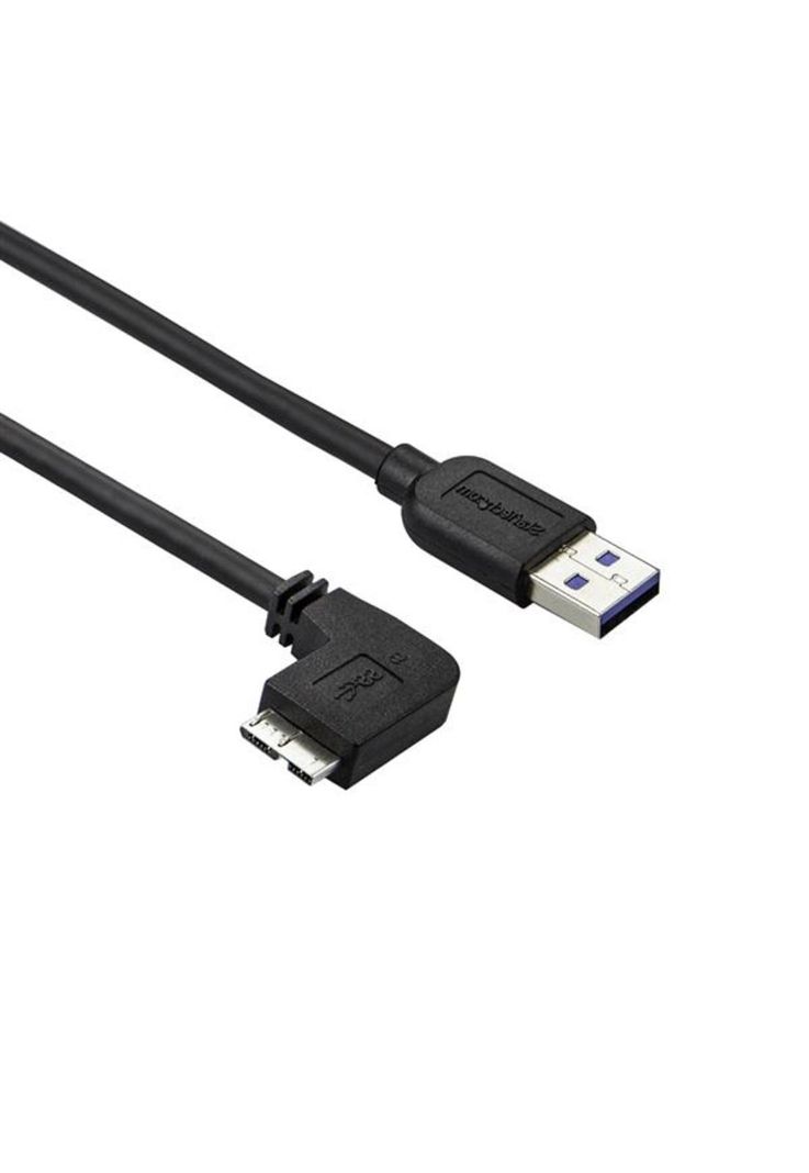 Cable Micro USB 3.0 de 50cm Acodado a la Izquierda StarTech-0