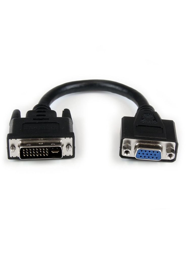 Adaptador Startech DVIVGAMF8IN DVI-I M a VGA H 20CM-0