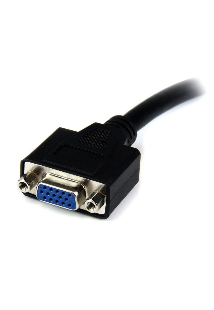 Adaptador Startech DVIVGAMF8IN DVI-I M a VGA H 20CM-2
