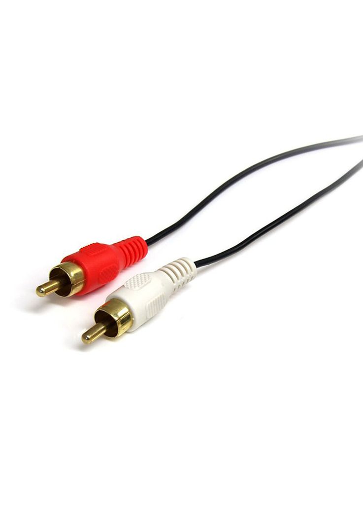 Cable de 1,8m de Audio Estéreo - 3,5mm a 2x RCA-1