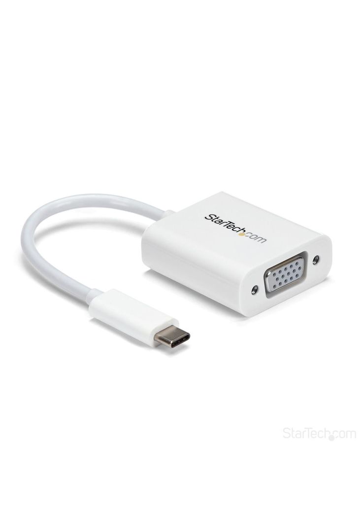 Cable Adaptador de 14cm USB-C a VGA Blanco StarTech-0