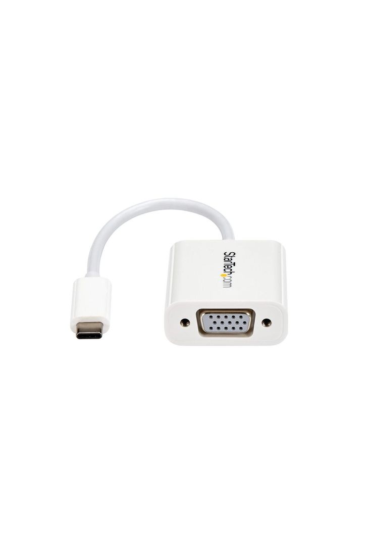 Cable Adaptador de 14cm USB-C a VGA Blanco StarTech-4