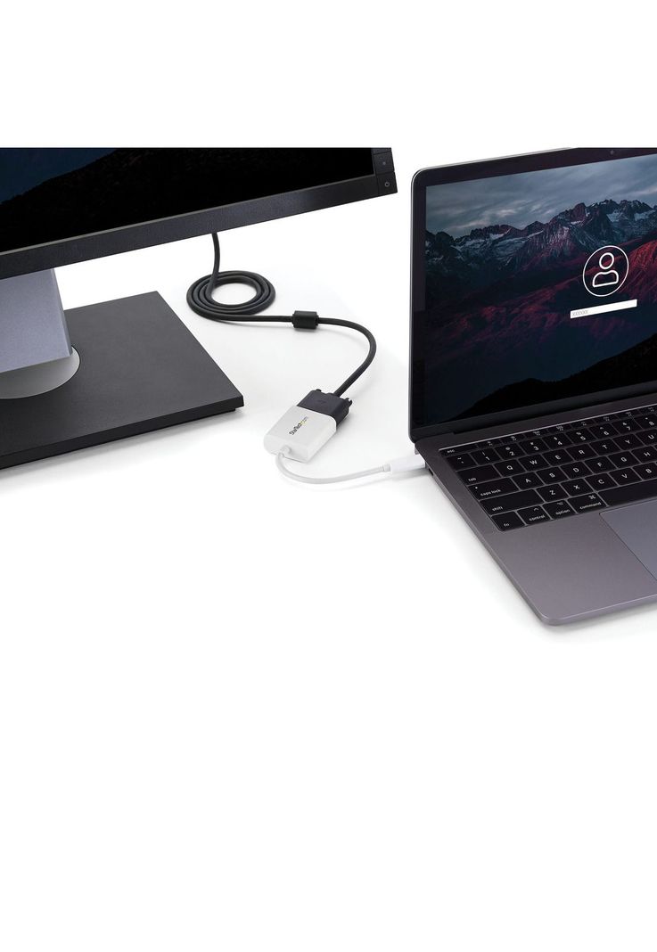 Cable Adaptador de 14cm USB-C a VGA Blanco StarTech-6