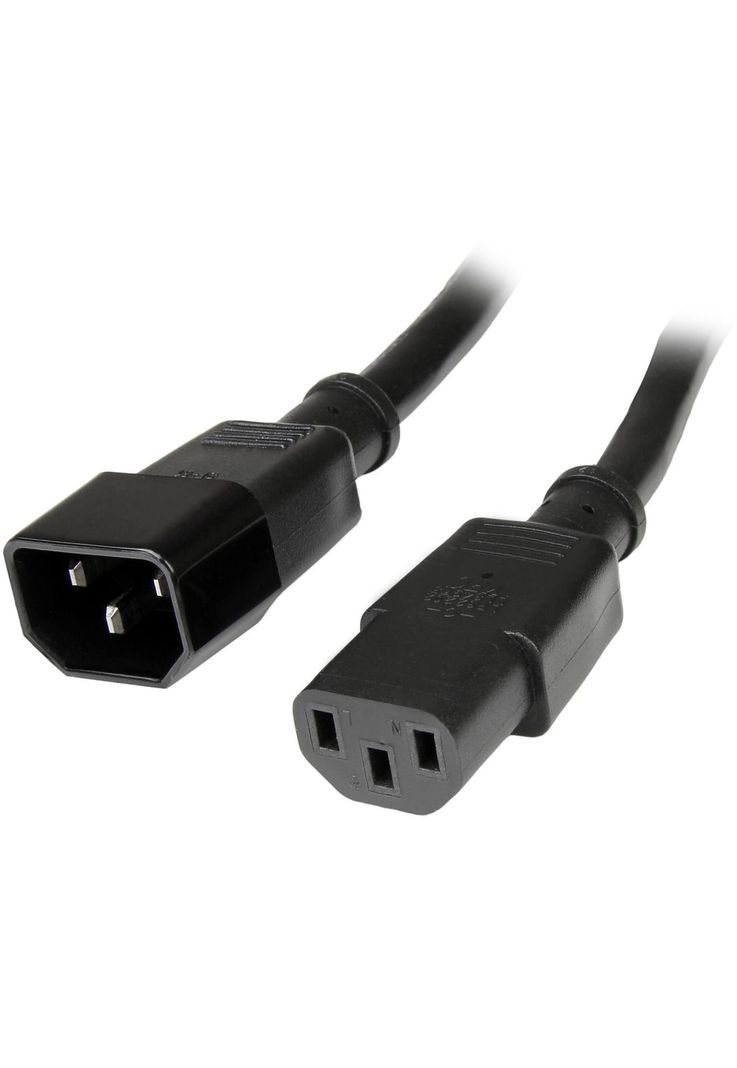 Cable de 14 AWG de 90cm para PC C14 a C13 StarTech-0
