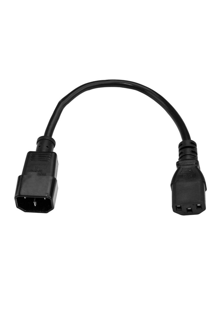 Cable de 14 AWG de 90cm para PC C14 a C13 StarTech-1