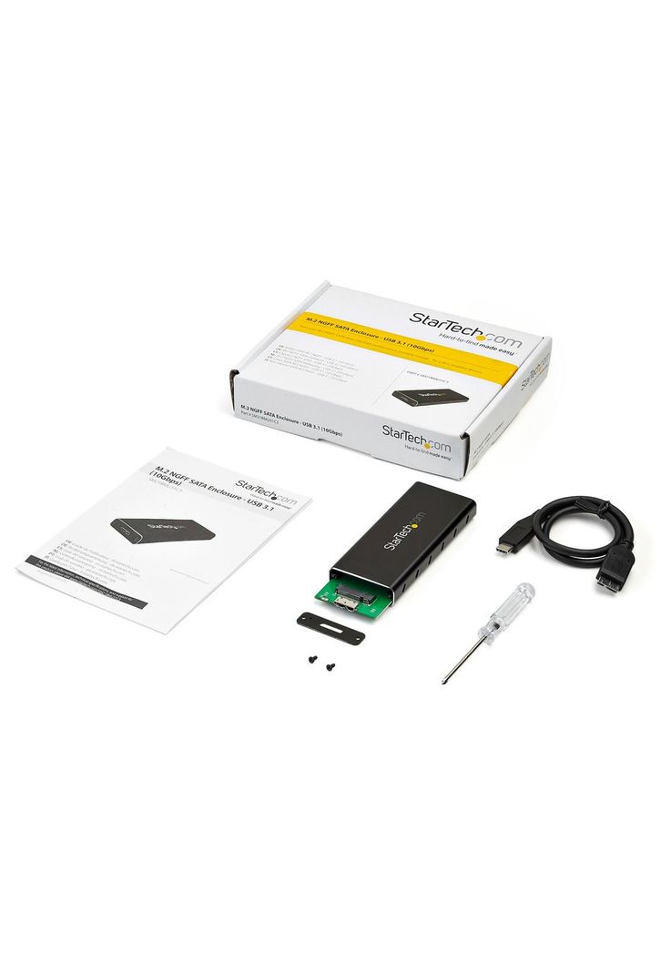 Cofre Adaptador M.2 NGFF a USB 3.1 con Carcasa Protectora-5