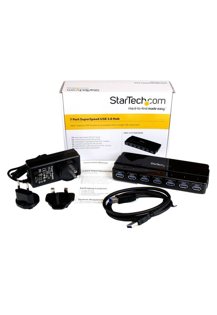Concentrador USB 3.0 de 7 Puertos - Hub de Sobremesa-5